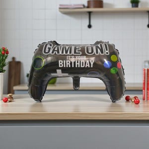 Large Game Controller Balloon: Xbox Video Game Gamer Roblox Birthday Party Decor