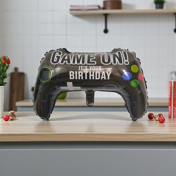 Large Game Controller Balloon: Xbox Video Game Gamer Roblox Birthday Party Decor