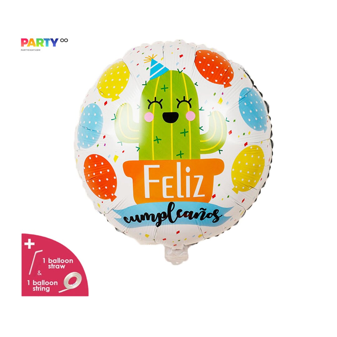 Feliz Cumpleanos Balloon spanish Birthday Balloon Spanish Party