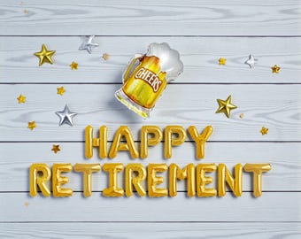 The Legend Has Retired Balloon Banner: Happy Retirement Party Decor Display