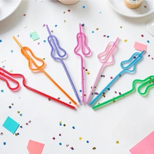 Silly Willy Penis Straws: Bachelorette Party Favors Funny Hen Party Decor Colorful Drinking Set