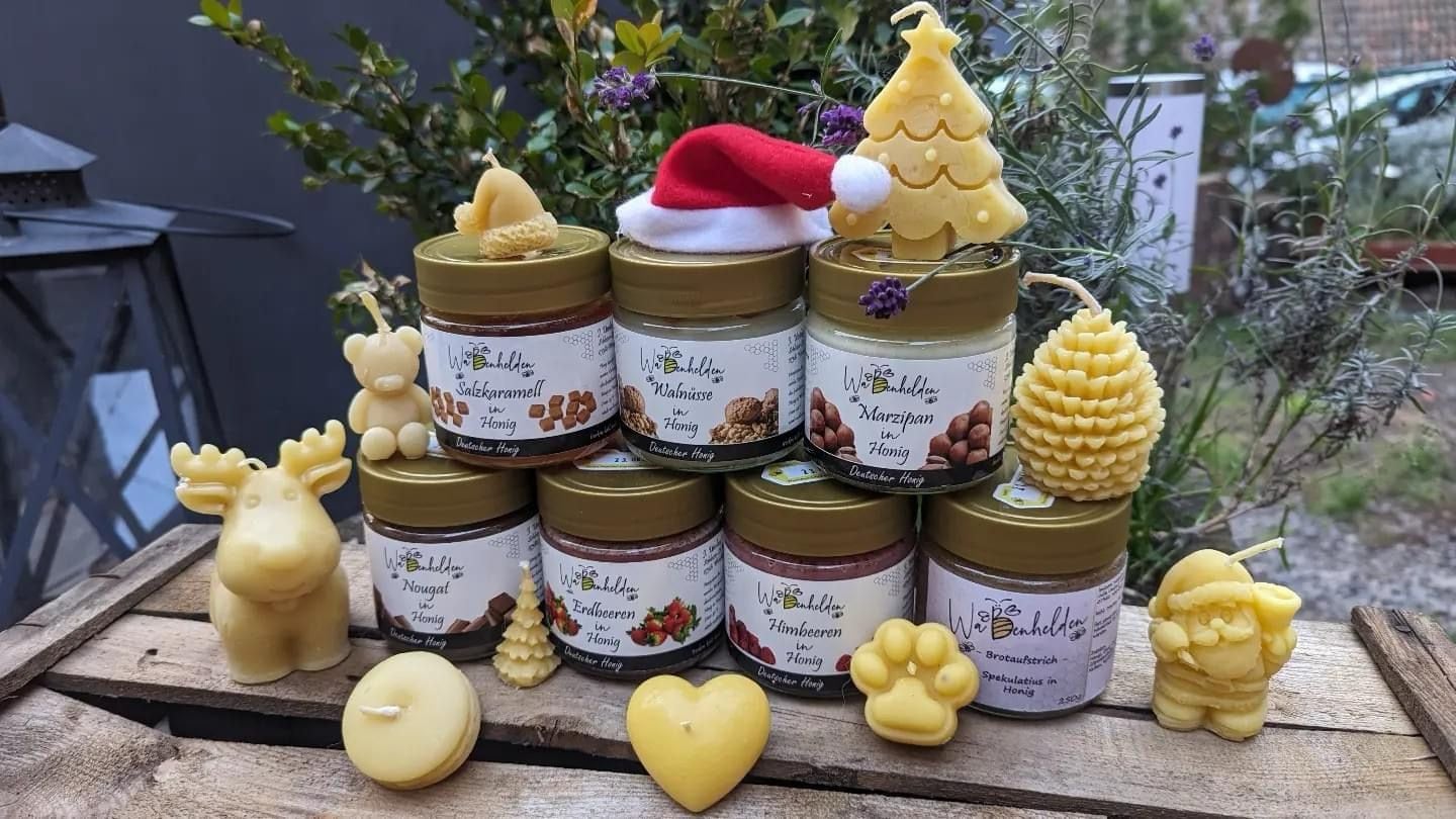 Honey with extras (strawberry, raspberry, salted caramel, marzipan, nougat, walnuts or speculatius