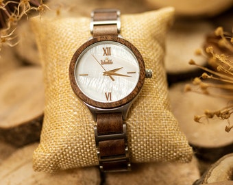 Reloj de pulsera de madera - Reloj de madera elegante