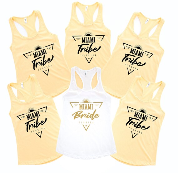 Bachelorette Party Shirts Miami Beach 