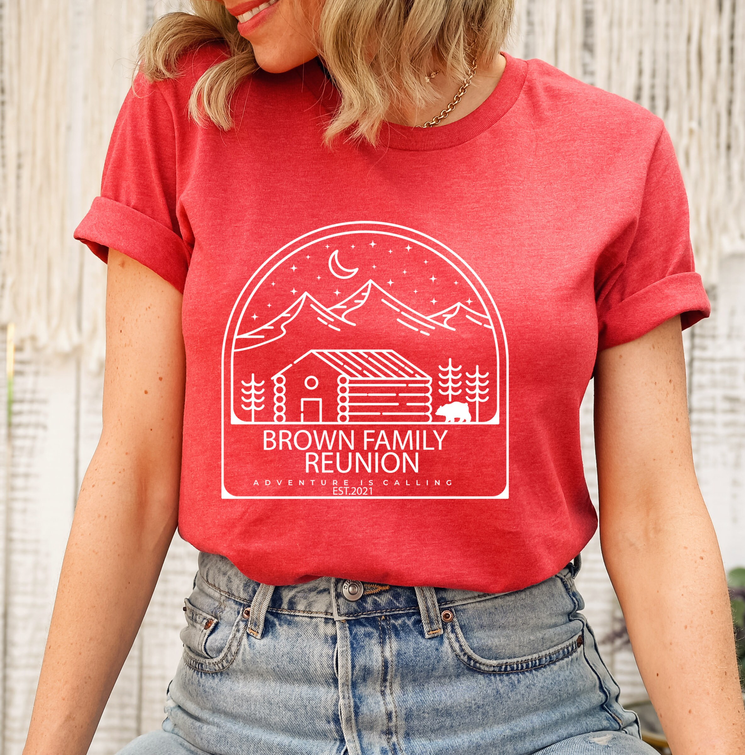 custom family reunion shirts