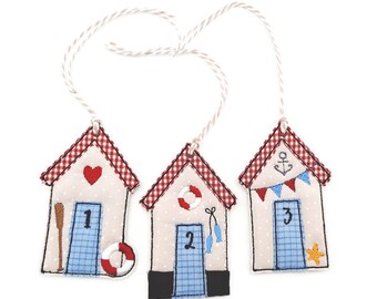 Maritime summer decoration to hang up - beach house - bag dangling - key chain