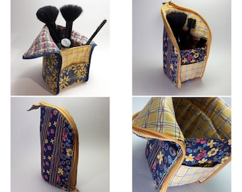 Cosmetic bag / pencil case to stand up - sample selection