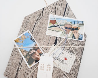 Memo board - the place for beautiful memories - pin board - picture holder