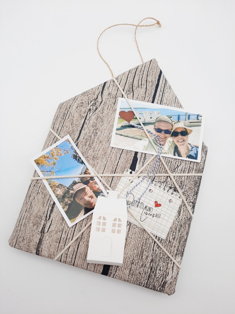 Memo board the place for beautiful memories pin board picture holder image 1