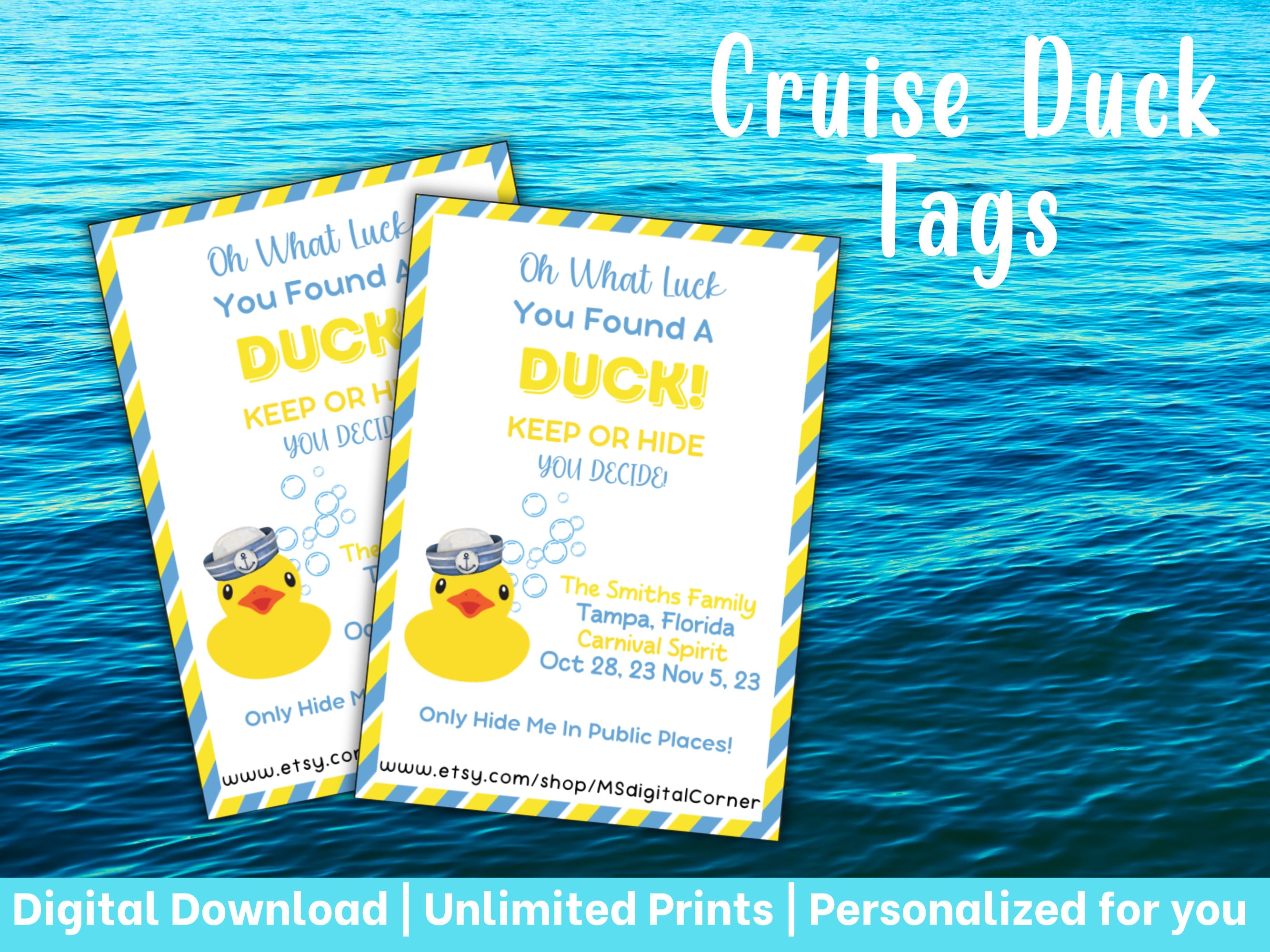 Cruise Duck Tagscustom Cruise Duck Tagstags Etsy Australia Cruise Duck Tagscustom Cruise Duck Tagstags Etsy Australia