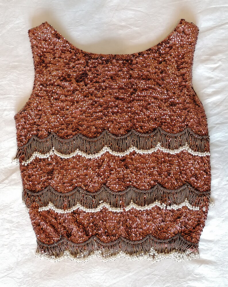 60s chandelier party top