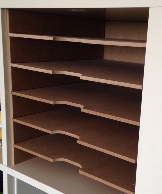 Paper storage insert for cube kallax unit to fit 12 x12 inch Etsy