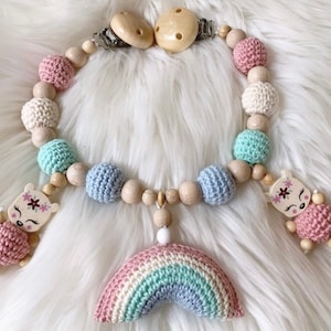 Kinderwagenkette Reh, Regenbogen