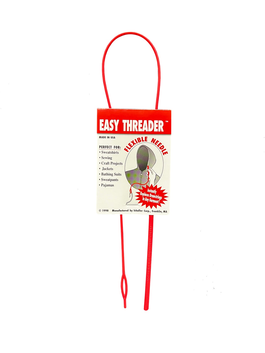 The Easy Threader is a 24 Flexible Nylon Needle That Makes Drawstring ...