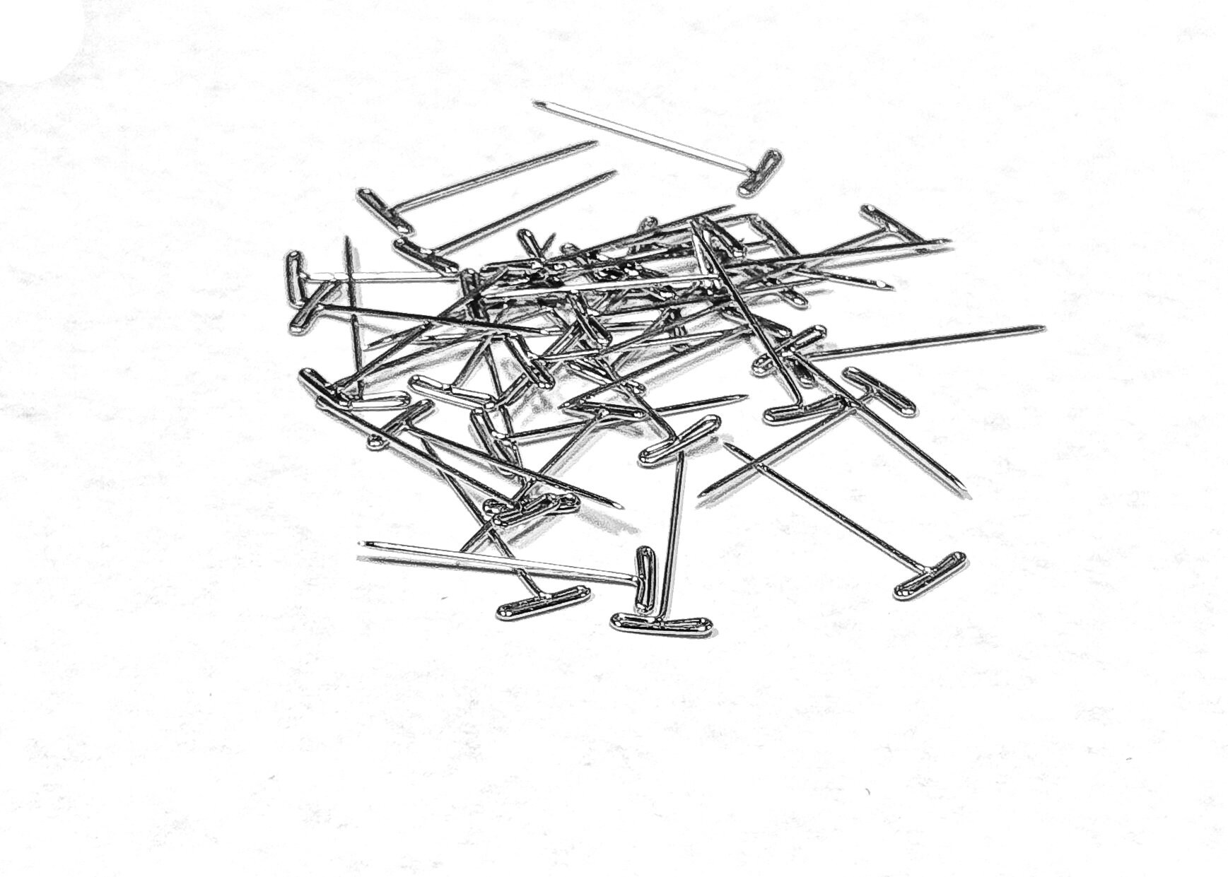 Tpins for Macrame Board, 1.75”Ches Repl 35/bg