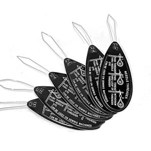 Bow style NEEDLE THREADER (6 pieces) - Made of Aluminum For use with most hand and sewing machine needles