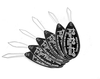 Bow style NEEDLE THREADER (6 pieces) - Made of Aluminum For use with most hand and sewing machine needles