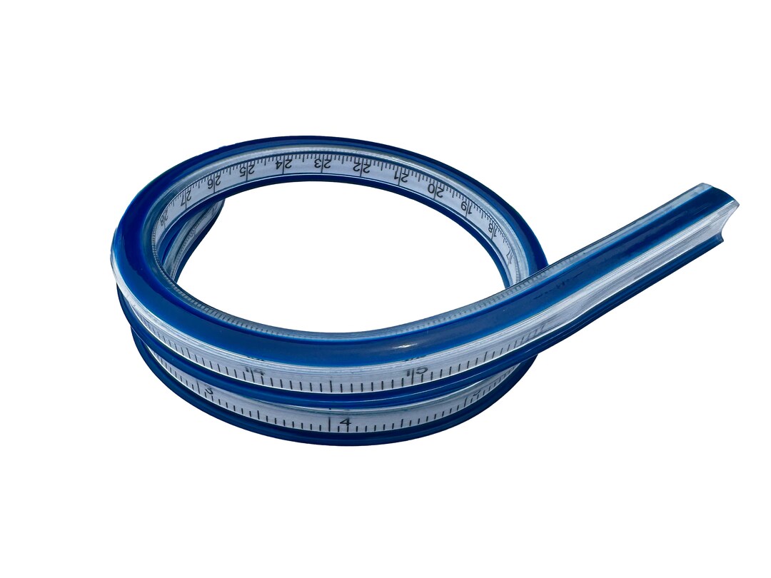 Flexible 16-inch Graduated Curve Ruler - Etsy