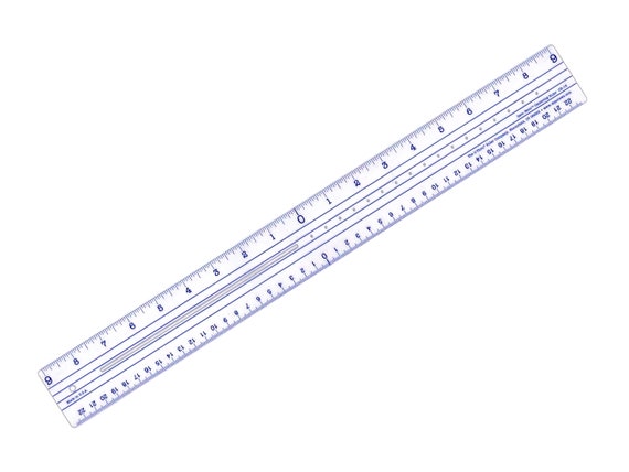 Plastic Ruler 18 Zero Centering