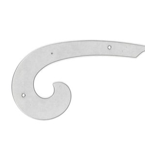 Lance FC-1 Armhole Plastic French Curve No 17 | Precision Drafting & Pattern Making Tool