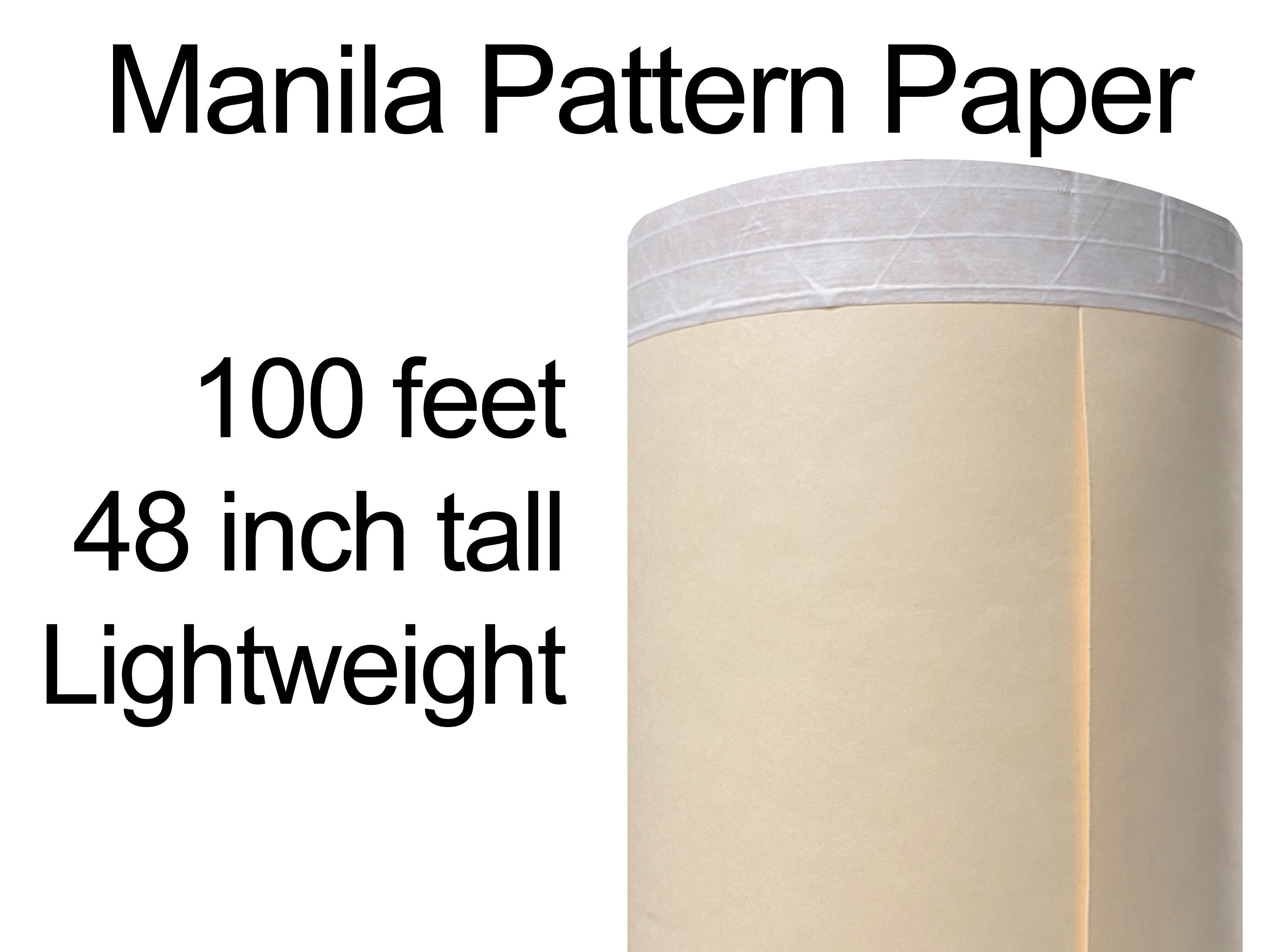 Roll of Manila Pattern Paper 48 X 100' / 100 Wt. Etsy