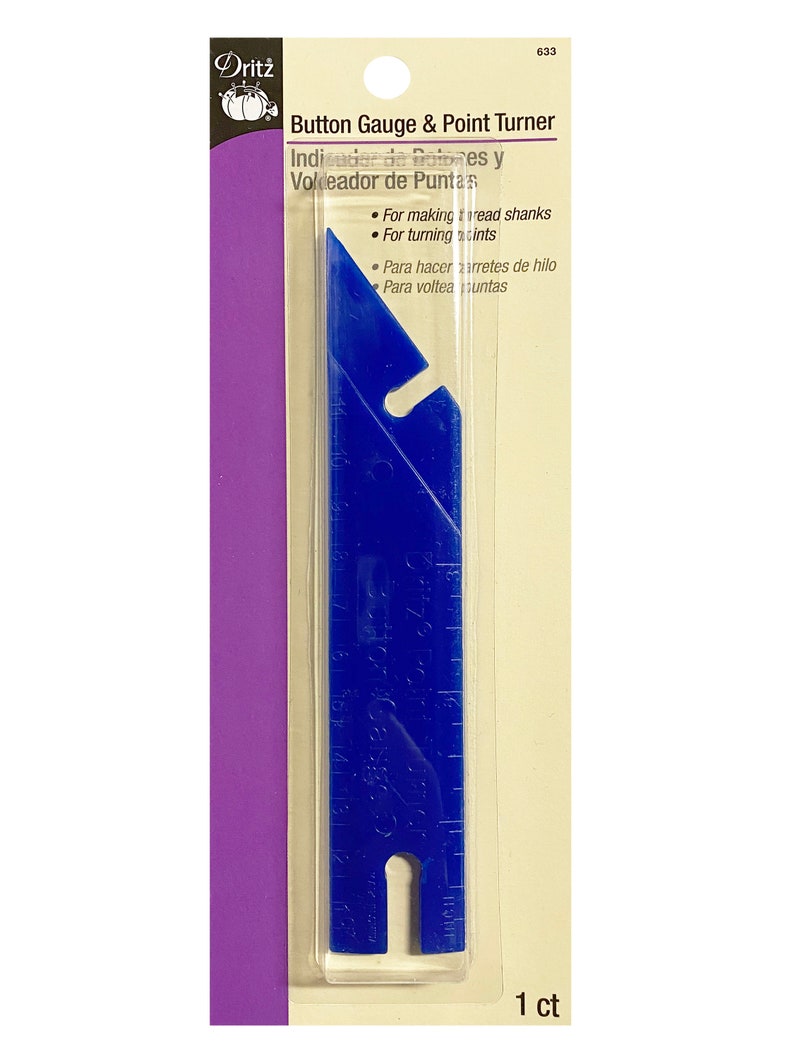 For making thread shanks Dritz 633 Button Gauge /& Point Turner For turning points