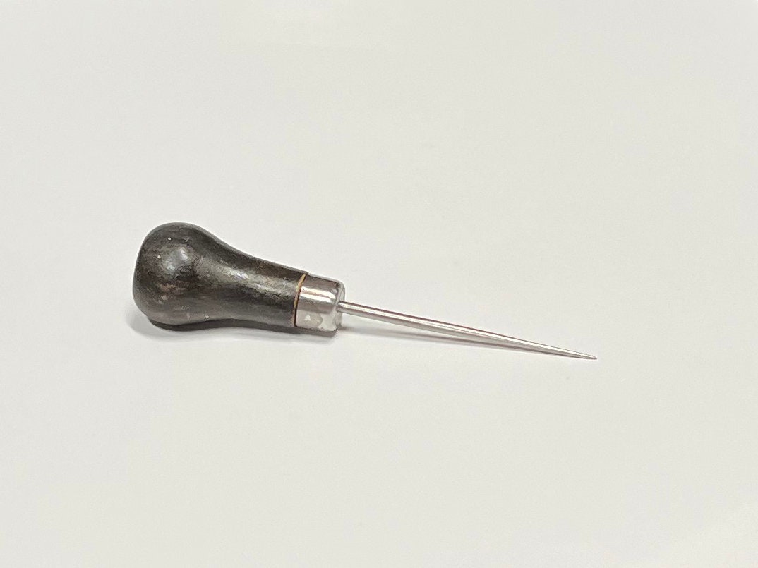 Scratch Awl, Wood Handle With Metal Tip. Very Useful for Piercing Holes ...