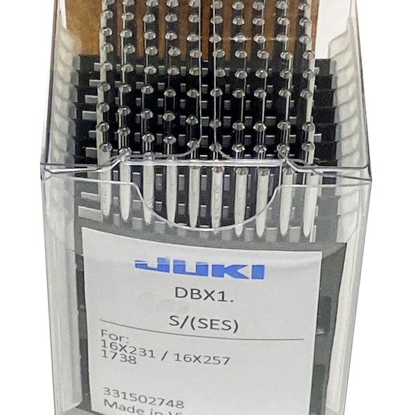 Juki GENUINE Sewing Machine Needles - Box of 100 DB x 1, 16x257, ballpoint,  sizes available - For industrial sewing machines