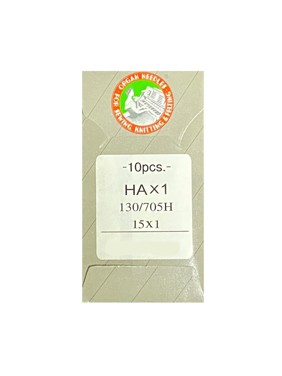 Organ Ballpoint Sewing Machine Needles 10 Pack Hax1 15x1 130/705H