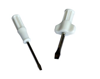 Screw Driver Set for Home sewing machines - Very useful for regulating the bobbin case tension and removing the presser foot.