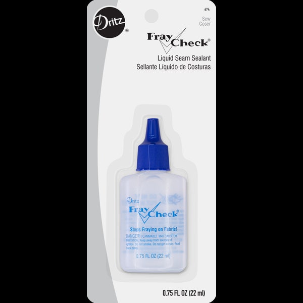 Dritz 674 - Fray Check Liquid Seam Sealant - Size: 0.75 FL OZ (22 ml) / 072879110739