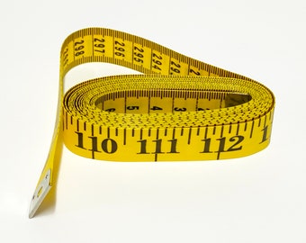 Maßband-Maß mit großen Zahlen, Zoll und Zentimeter, 120" lang, 3/4" Breite