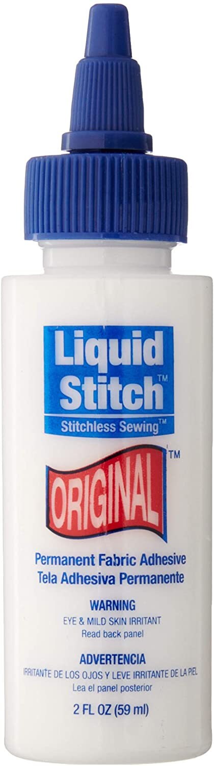 Dritz 395 Liquid Stitch 2 fl oz - For hems, appliqués, patches, zippers and  more Permanent adhesive Machine washable and dryable