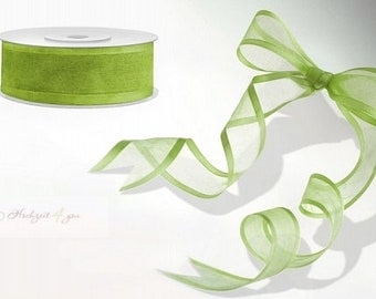 0.11/1 m) organza, deco, ribbon, organza, DIY