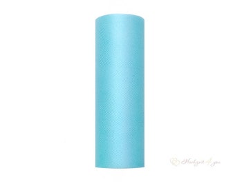 0.22/meter) Tulle Fabric Roll 15 cm x 9 Meters Turquoise