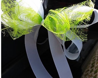 10 Car Loops Sizoweb Apple Green White Wedding