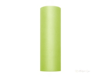 0.22/meter) tulle fabric Roll 15 cm x 9 m apple green