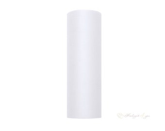 Tulle Fabric Roll 15 cm x 9 meters White Decoration NEW