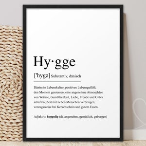 Poster Hygge Definition dänisch Scandi Definitionsposter Schild hyggelig Gemütlichkeit Scandi Dekoration Zuhause Geschenk Einzug Einzugsgeschenk Wohnung Haus Einweihung skandinavische Deko Wanddeko Flur Geschenkidee Einweihungsgeschenk Wohnzimmer