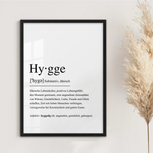 Poster Hygge Definition dänisch Scandi Definitionsposter Schild hyggelig Gemütlichkeit Scandi Dekoration Zuhause Geschenk Einzug Einzugsgeschenk Wohnung Haus Einweihung skandinavische Deko Wanddeko Flur Geschenkidee Einweihungsgeschenk Wohnzimmer