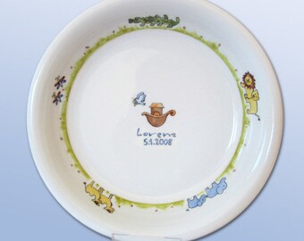 Children's tableware deep plate "Noah's Ark"