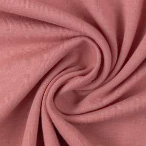 13.50 EUR/meter Maike old rose, 434, FW22/23, unbrushed sweat (French Terry)