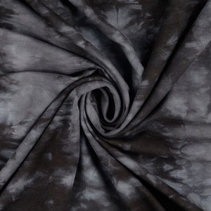 17.90 EUR/meter Batik French Terry, anthracite, 2067600008