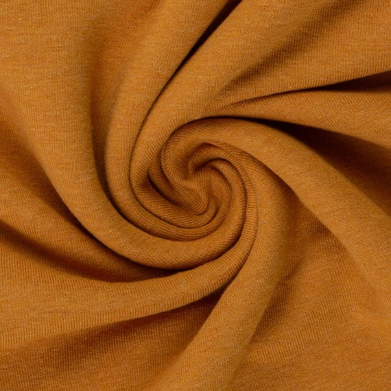 Fine Rib Jersey - European Import - Oeko-Tex® - Ochre Fine Rib Jersey - European Import - Oeko-Tex® - Ochre