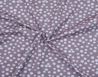 20.63 EUR/meter Pear Dot, stretch jersey from Hilco with dots, purple, A 3775/54, REMNANT 80 cm