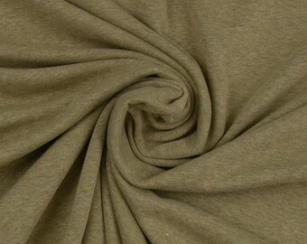 13,90 EUR/m melierter Alpenfleece, Mila, khaki, 1769, 300g/m2