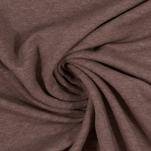 13.90 EUR/meter Maike-melange, mud, 1675, unbrushed sweat (French Terry)
