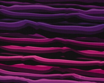18.50 EURmeter Cotton sweat Crazy Shapes herringbone purple pink by Lycklig Design