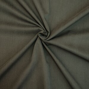 22.14 EUR/meter Virginia, Tencel/cotton blend (woven fabric), olive/mud, Hilco, E3098/128, REMNANT 70 cm