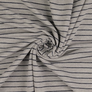 12.80 EUR/meter French Terry stripes, grey, 1339785002